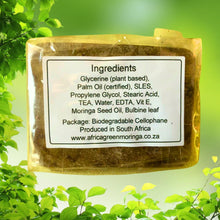 Load image into Gallery viewer, Moringa &amp; Bulbine Glycerine Soap
